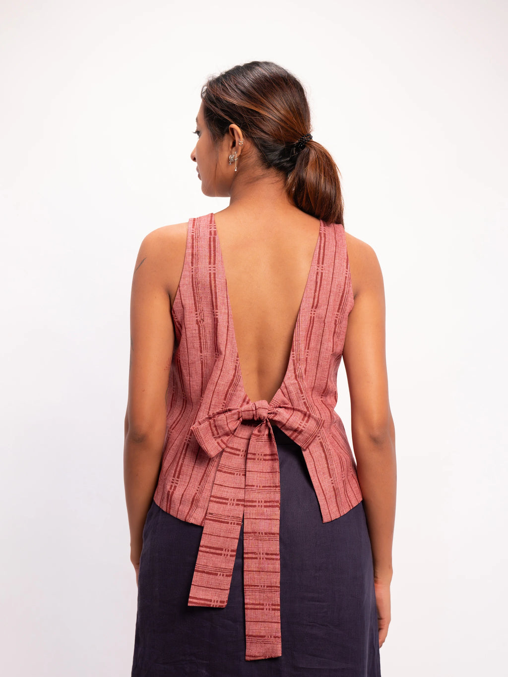 Annatto Back-tie Top