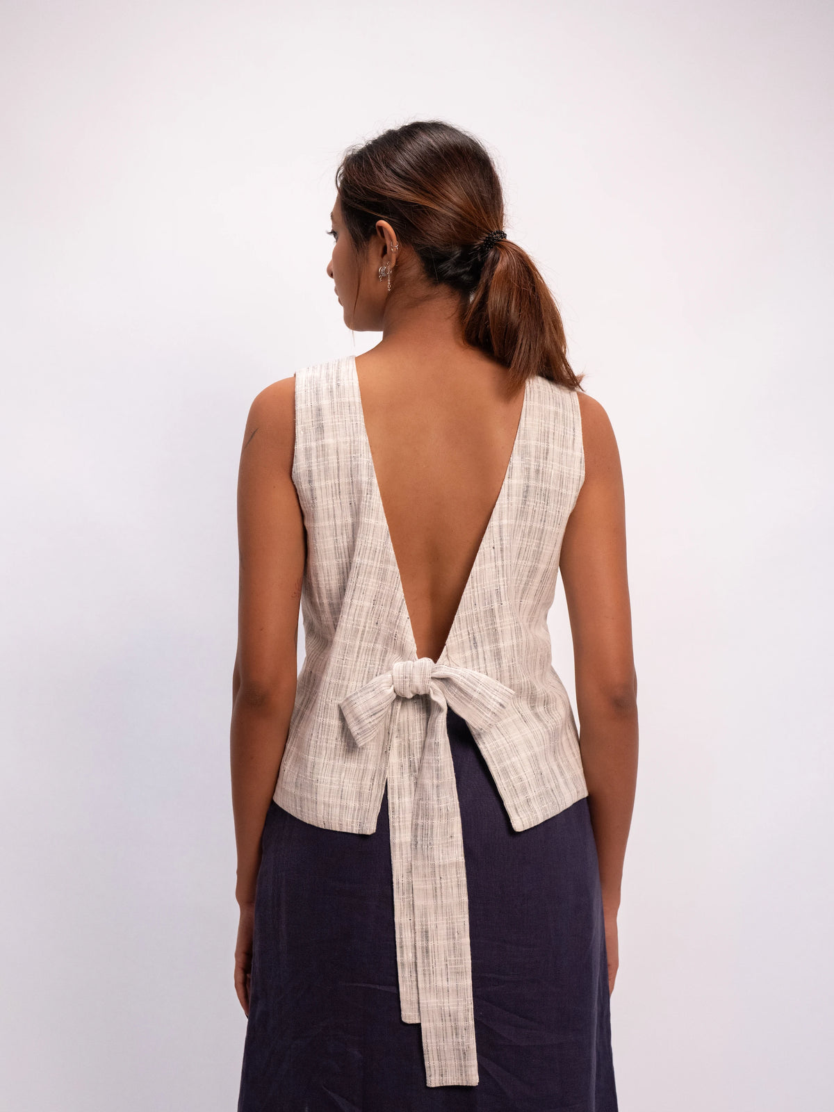 Mint Back-tie Top Reversible