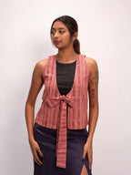 Annatto Back-tie Top