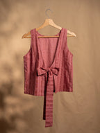 Annatto Back-tie Top