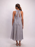 Pressed Herb Halter Dress