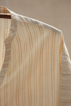 Drop Shoulder Crop - Organic Natural Dye-Beige