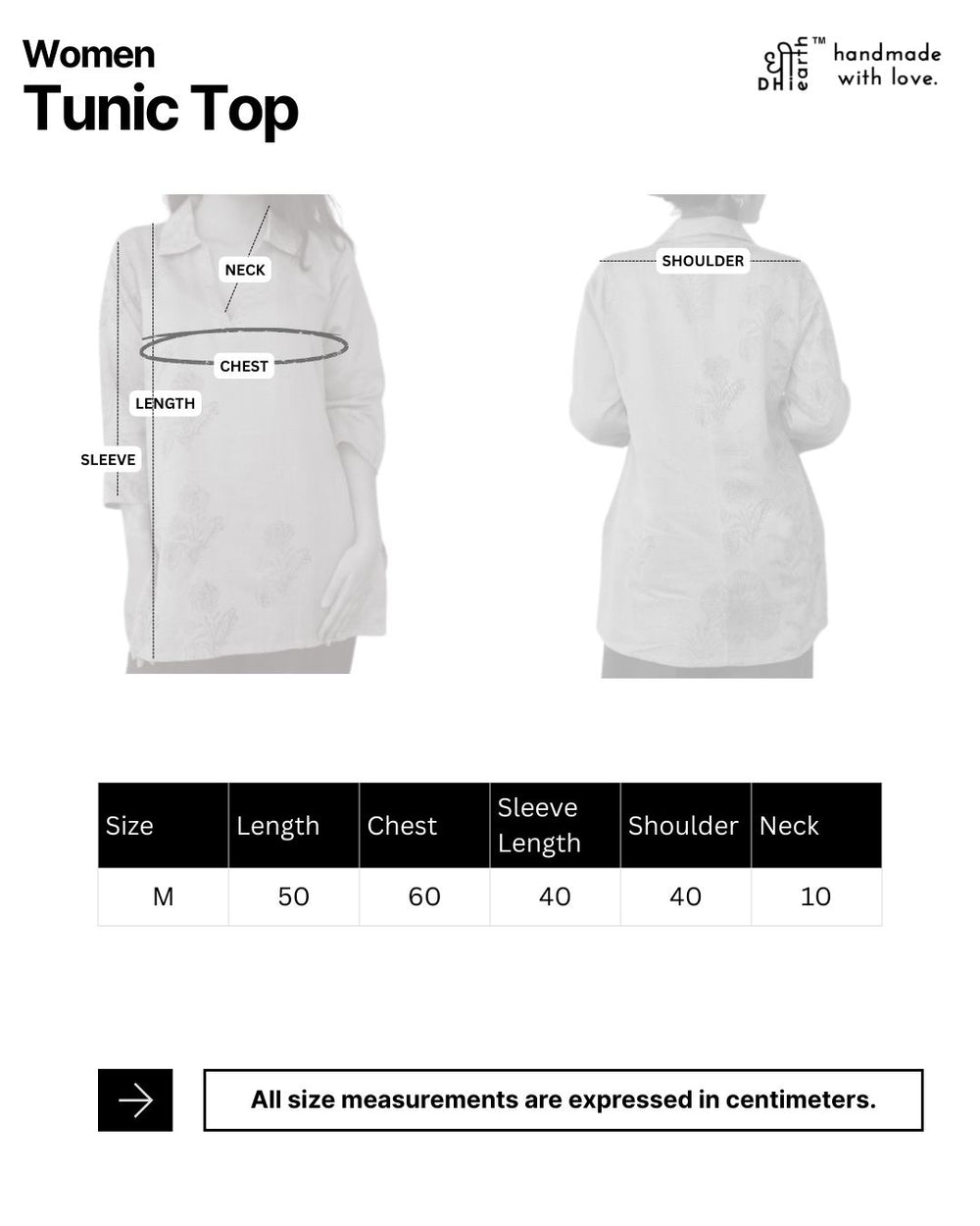 Size chart image